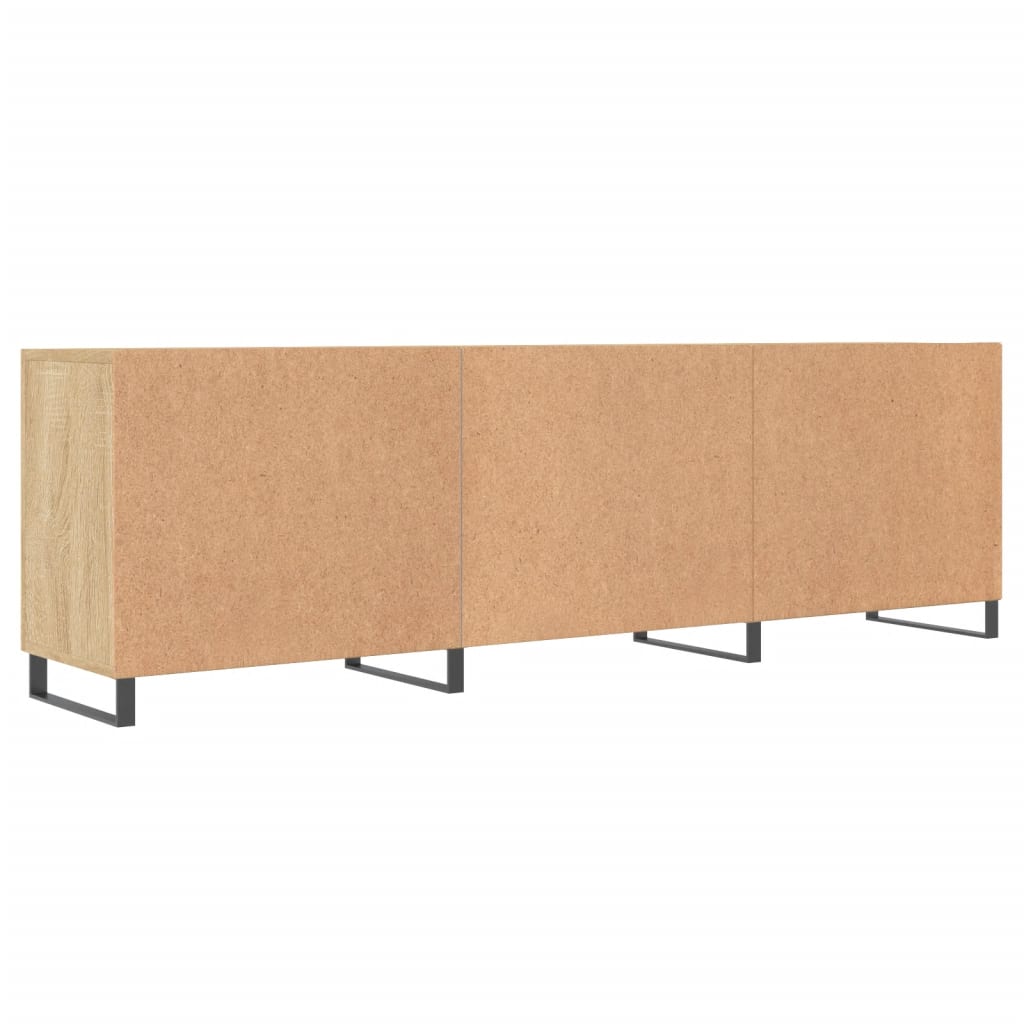 vidaXL Szafka TV, dąb sonoma, 150x30x50 cm, materiał drewnopochodny