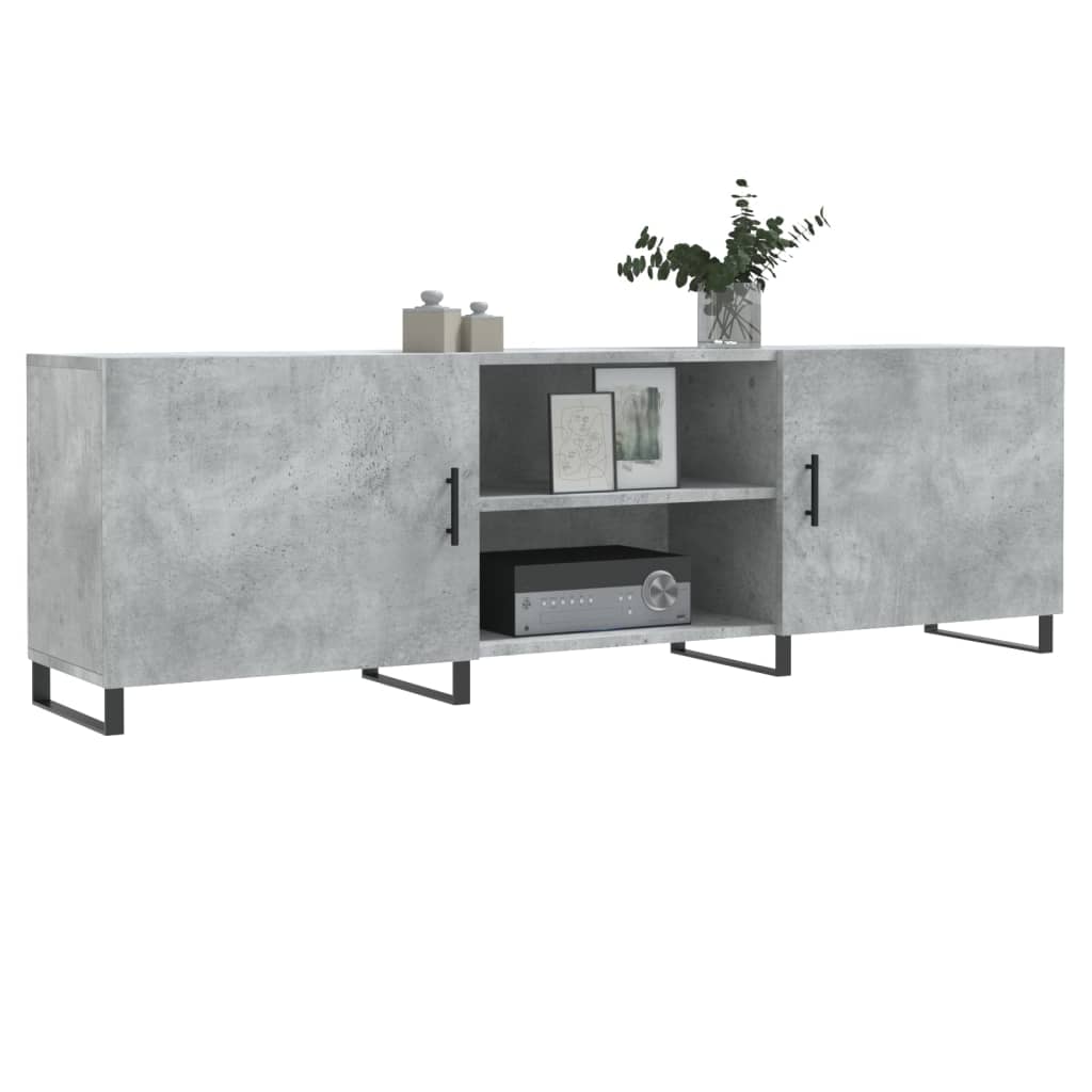 vidaXL Szafka pod TV, szarość betonu, 150x30x50 cm