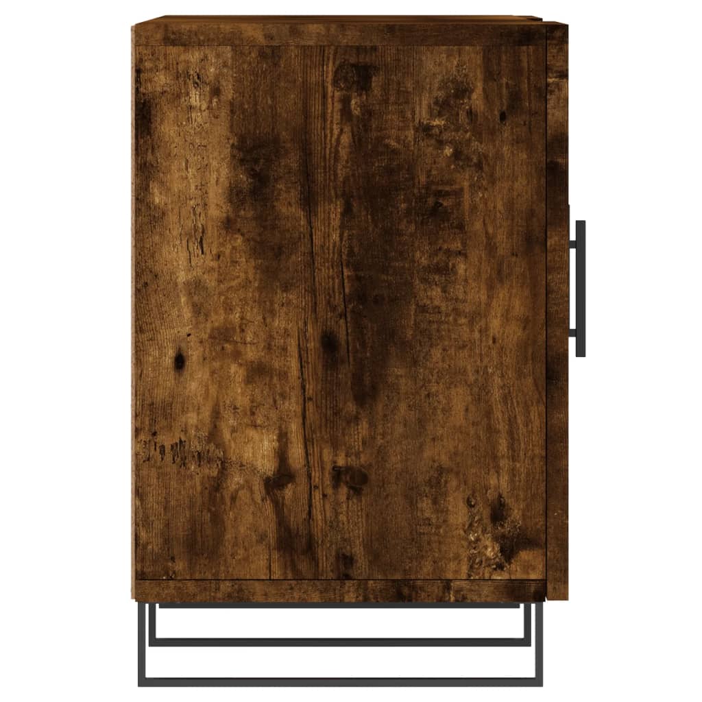vidaXL Szafka pod telewizor, przydymiony dąb, 150x30x50 cm