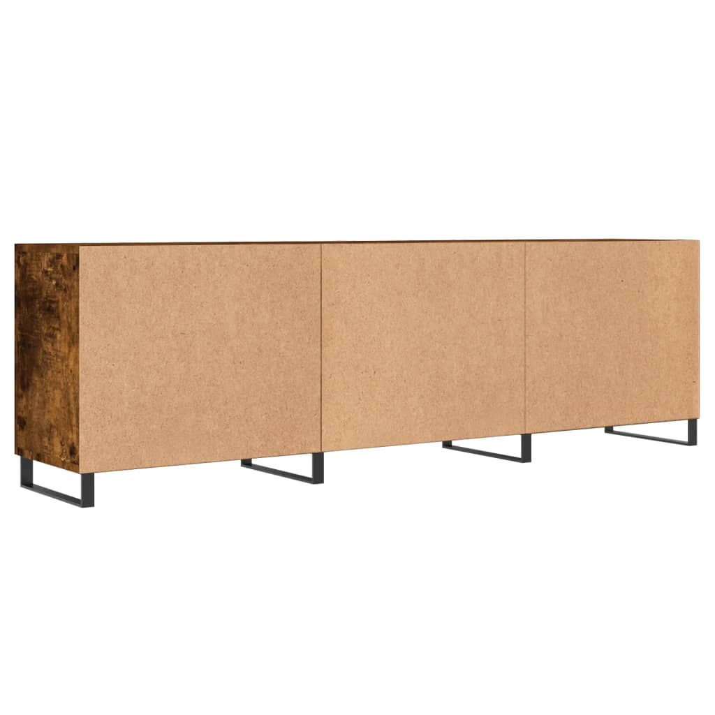 vidaXL Szafka pod telewizor, przydymiony dąb, 150x30x50 cm