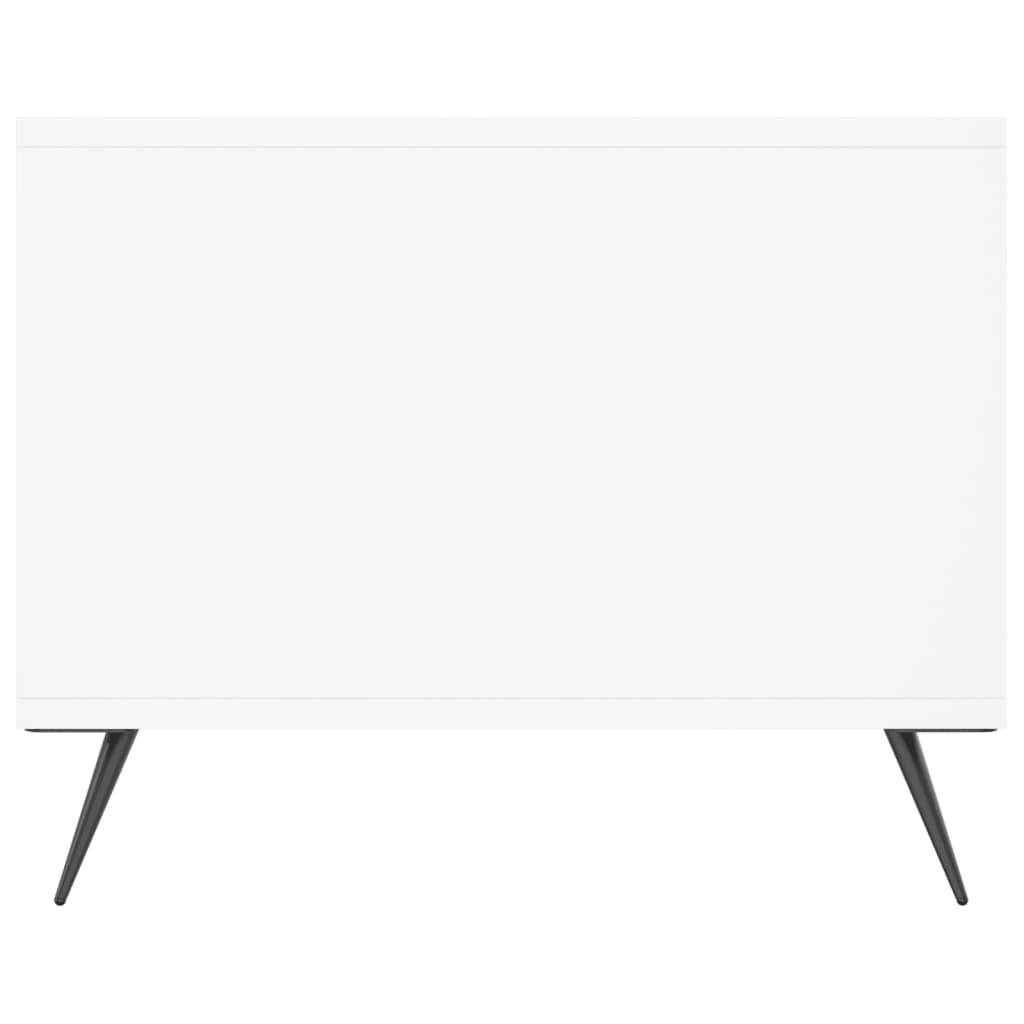 vidaXL Stolik kawowy, biały, 102x50x40 cm, materiał drewnopochodny