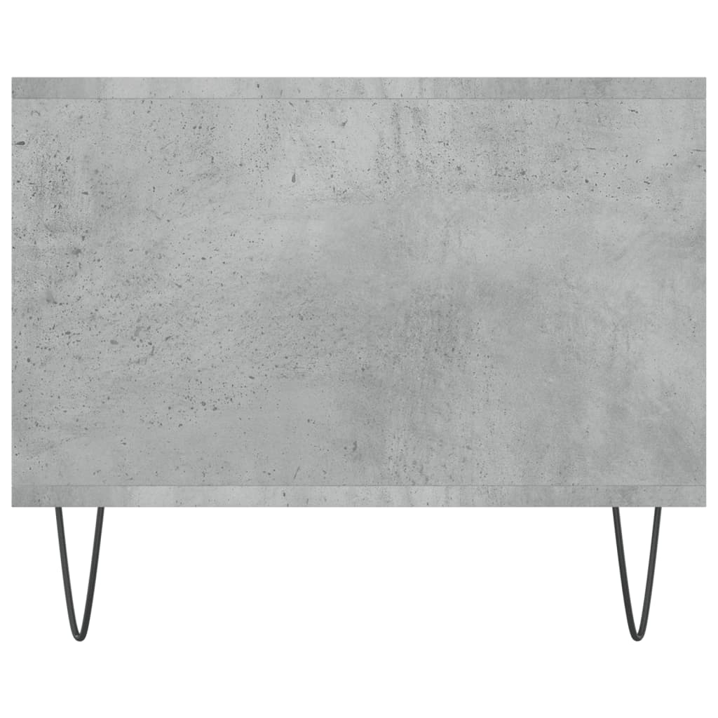 vidaXL Stolik kawowy, szarość betonu, 102x50x40 cm