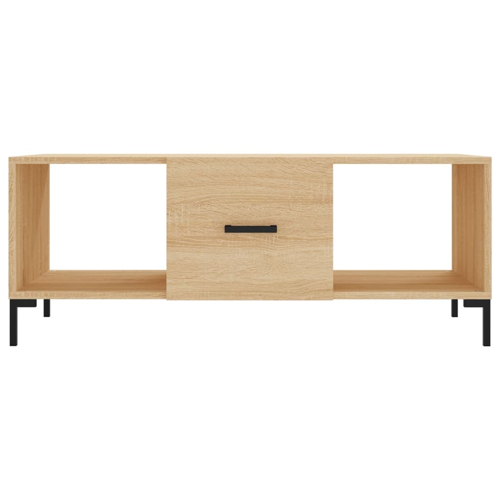 vidaXL Stolik kawowy, dąb sonoma, 102x50x40cm, materiał drewnopochodny