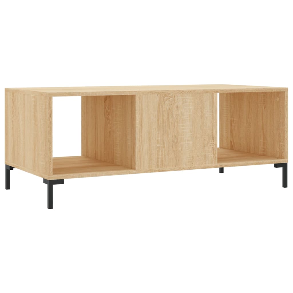 vidaXL Stolik kawowy, dąb sonoma, 102x50x40cm, materiał drewnopochodny
