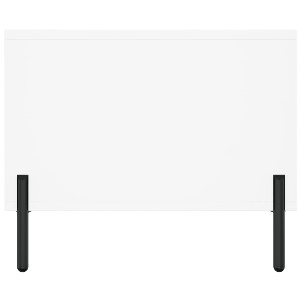 vidaXL Stolik kawowy, biały, 102x50x40 cm, materiał drewnopochodny