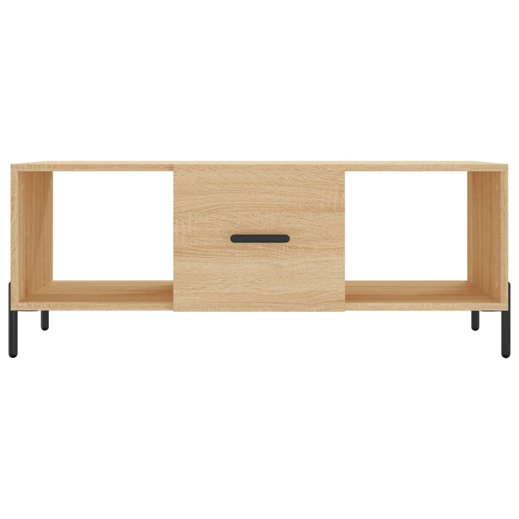 vidaXL Stolik kawowy, dąb sonoma, 102x50x40cm, materiał drewnopochodny