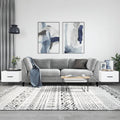 vidaXL Stoliki kawowe, 2 szt., białe, 50x50x40 cm