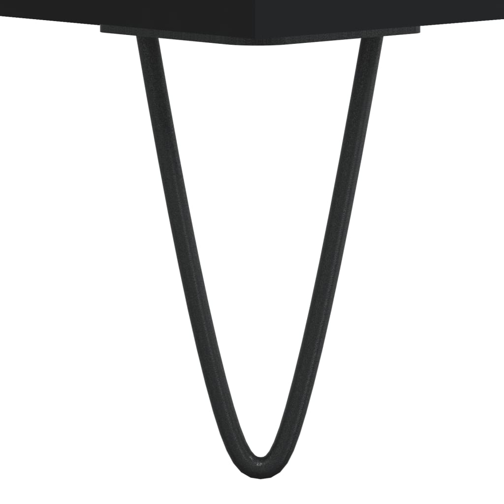 vidaXL Szafka na buty, czarna, 60x35x105 cm, materiał drewnopochodny