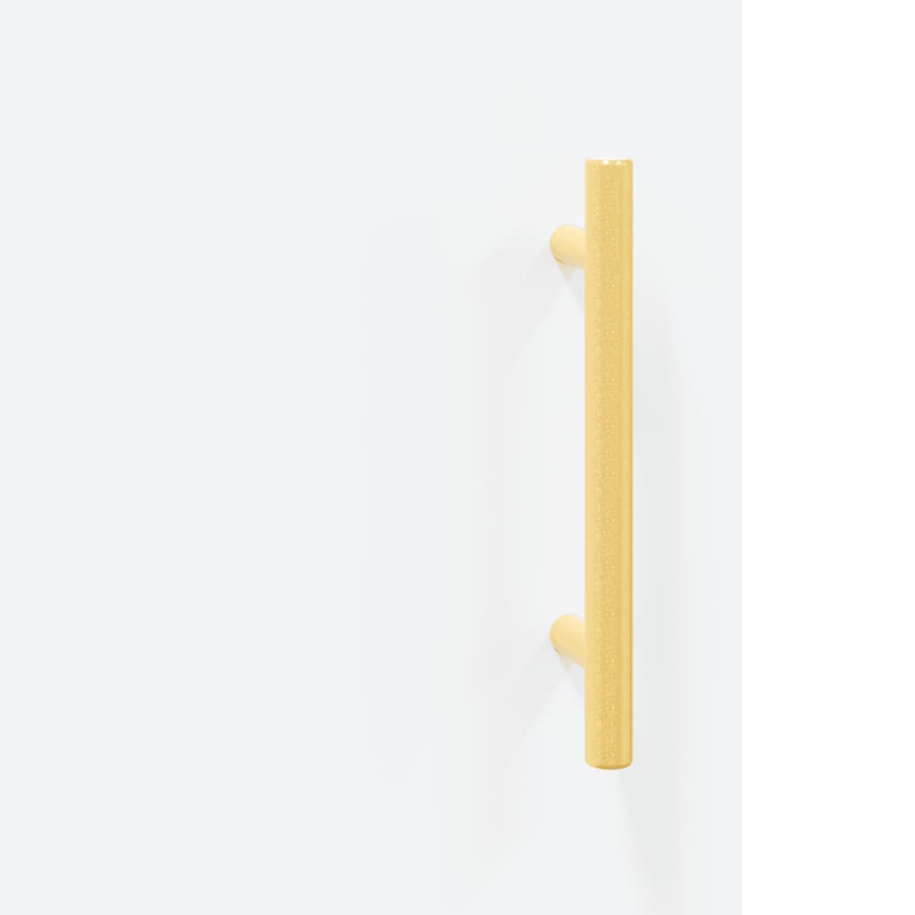 vidaXL Wysoka szafka, biała, 69,5x31x115 cm, materiał drewnopochodny