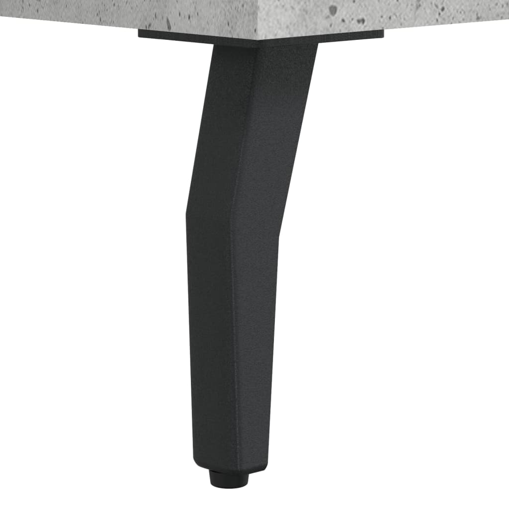 vidaXL Wysoka szafka, szarość betonu, 69,5x31x115 cm
