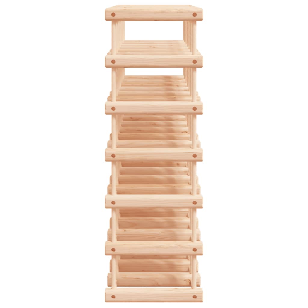 vidaXL Stojak na 42 butelki wina, 68,5x23x68,5 cm, lite drewno sosnowe