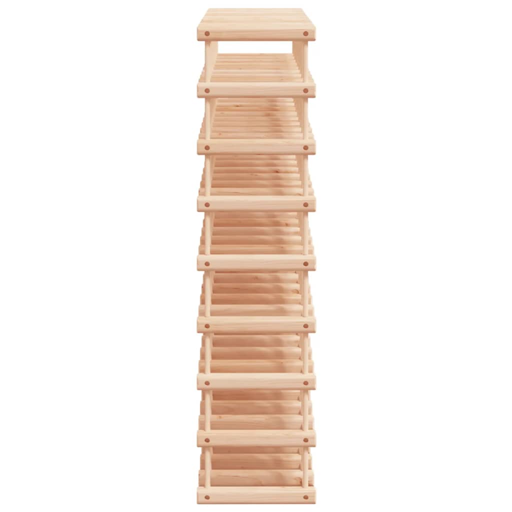 vidaXL Stojak na 72 butelki wina, 90,5x23x90,5 cm, lite drewno sosnowe