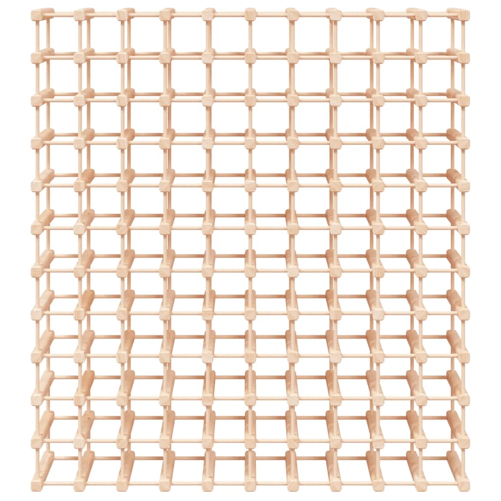 vidaXL Stojak na 120 butelek wina, 112,5x23x123,5 cm, drewno sosnowe