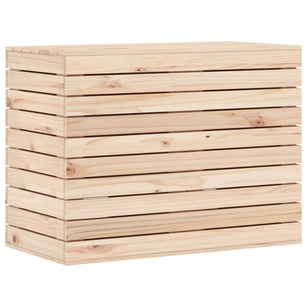 vidaXL Kosz na pranie, 88,5x44x66 cm, lite drewno sosnowe