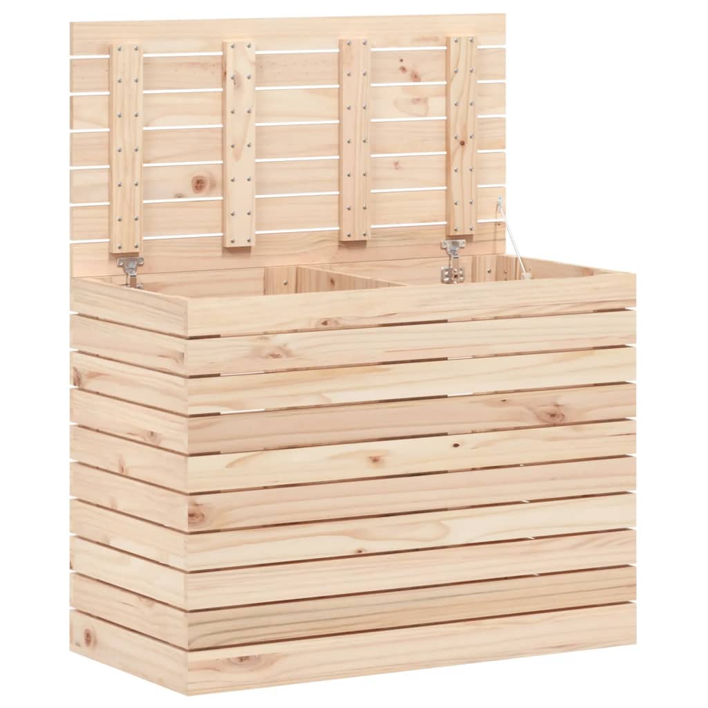 vidaXL Kosz na pranie, 88,5x44x66 cm, lite drewno sosnowe