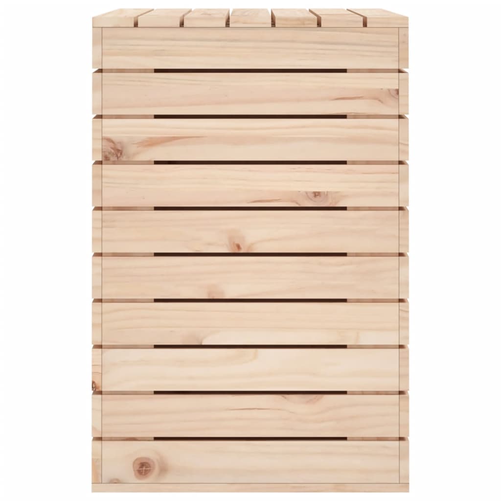 vidaXL Kosz na pranie, 88,5x44x66 cm, lite drewno sosnowe