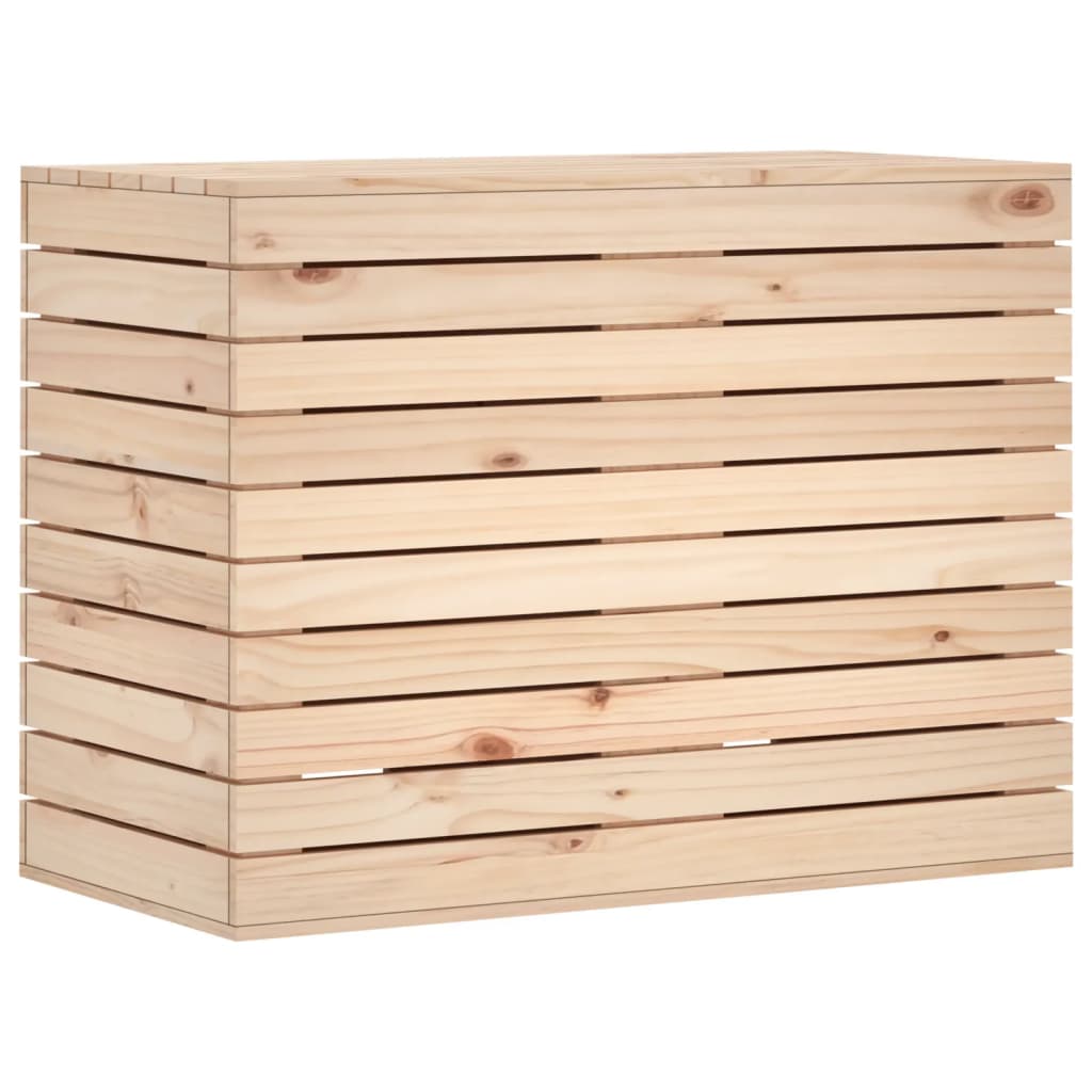 vidaXL Kosz na pranie, 88,5x44x66 cm, lite drewno sosnowe