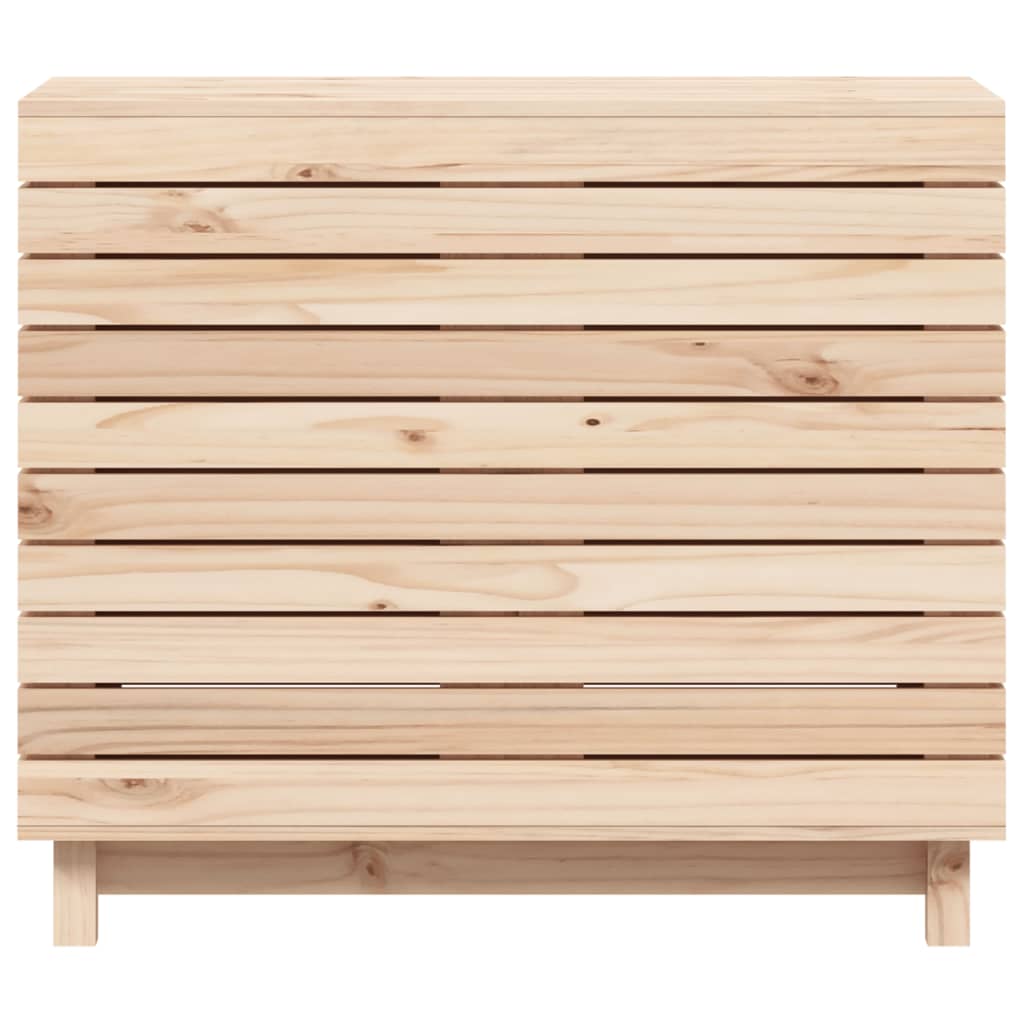 vidaXL Kosz na pranie, 88,5x44x76 cm, lite drewno sosnowe