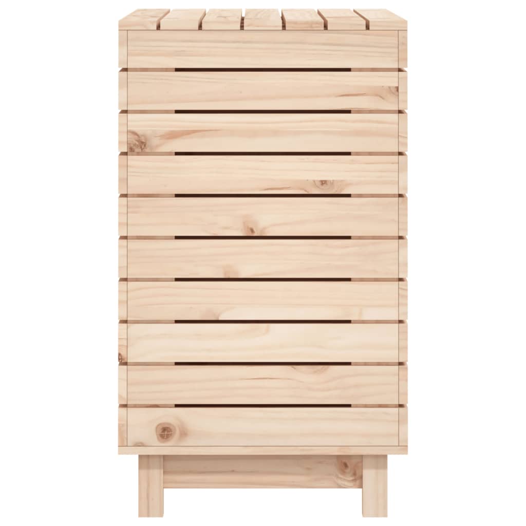vidaXL Kosz na pranie, 88,5x44x76 cm, lite drewno sosnowe