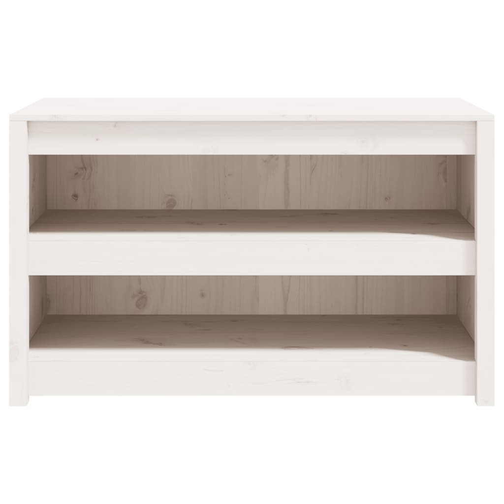vidaXL Szafka kuchenna na zewnątrz, MEPPEL, biała, 106x55x64cm, drewno sosnowe