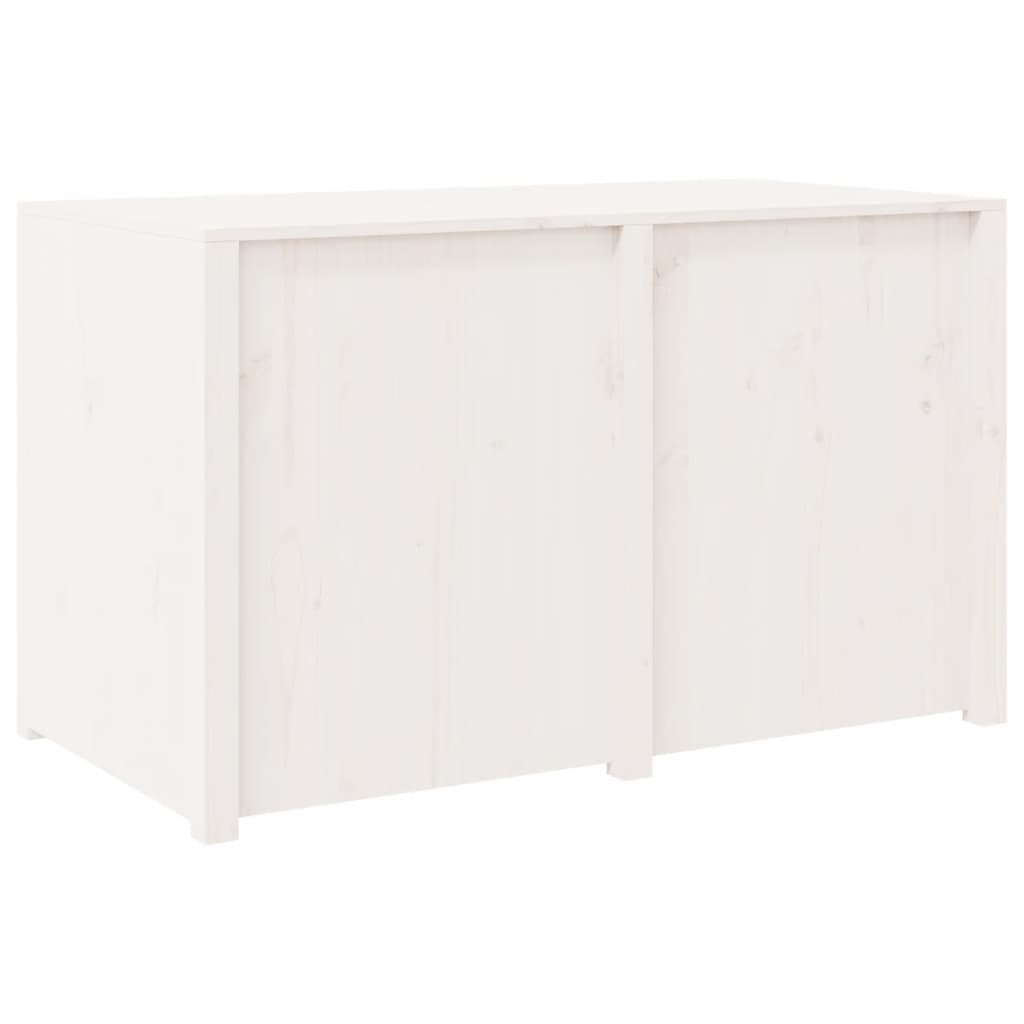 vidaXL Szafka kuchenna na zewnątrz, MEPPEL, biała, 106x55x64cm, drewno sosnowe