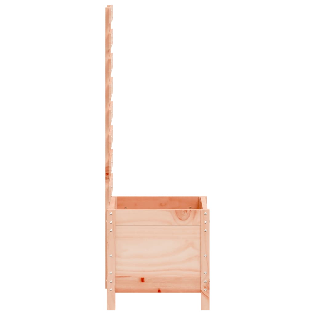 vidaXL Donica ogrodowa z trejażem, 39x39,5x114 cm, drewno daglezjowe