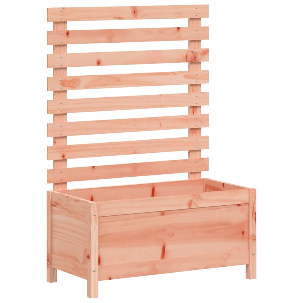 vidaXL Donica ogrodowa z trejażem, 79x39,5x114 cm, drewno daglezjowe