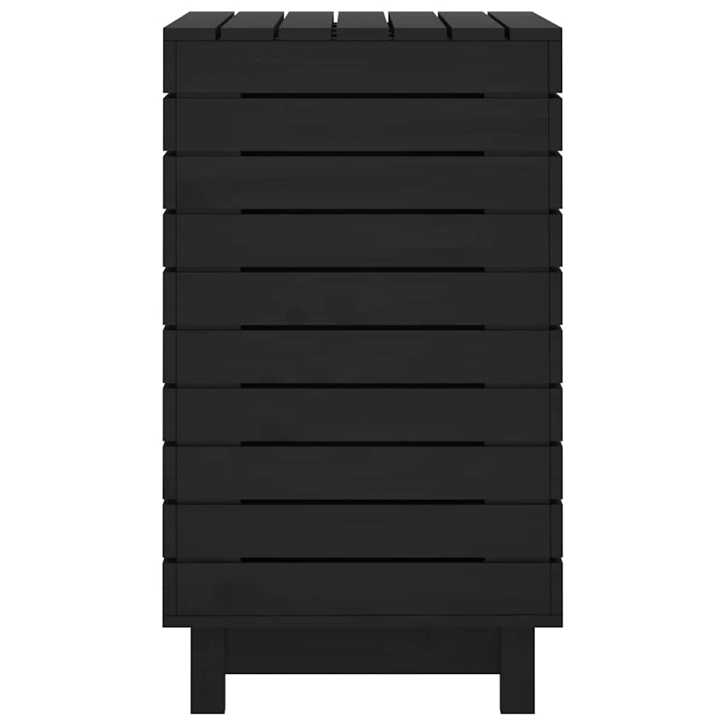 vidaXL Kosz na pranie, 88,5x44x76 cm, lite drewno sosnowe
