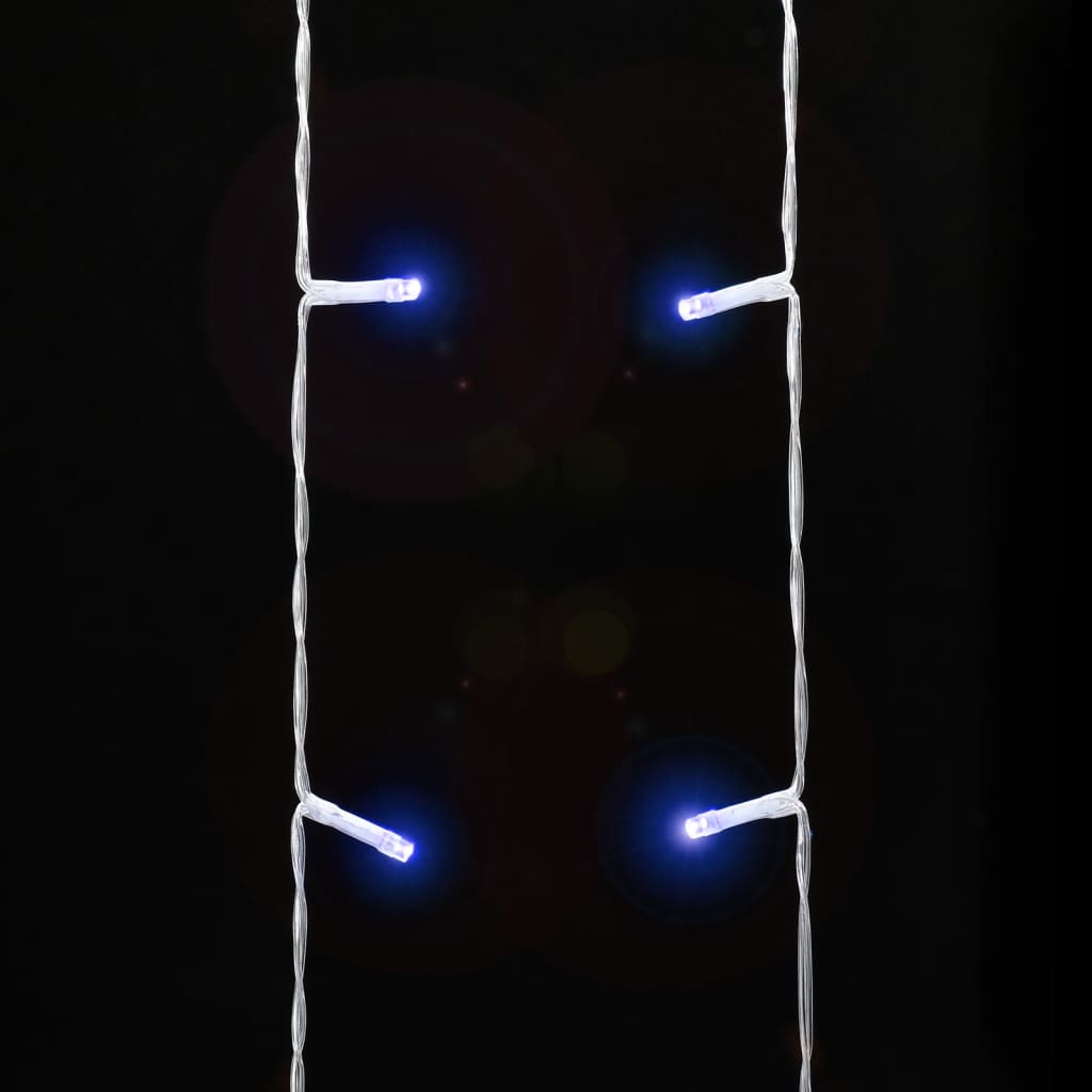 vidaXL Lampki choinkowe, 320 LED, niebieskie, 375 cm