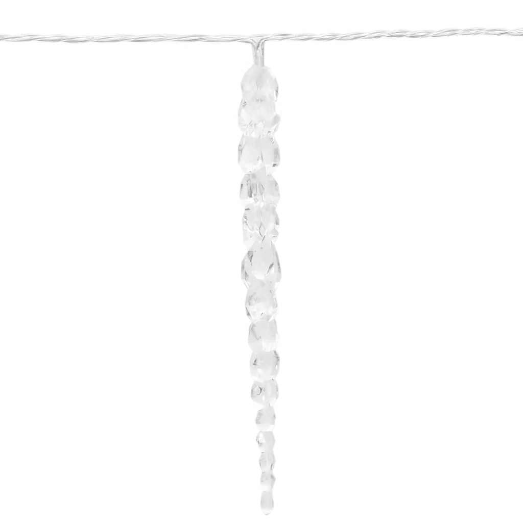 vidaXL Lampki świąteczne w kształcie sopli, 200 LED, niebieskie, 20 m