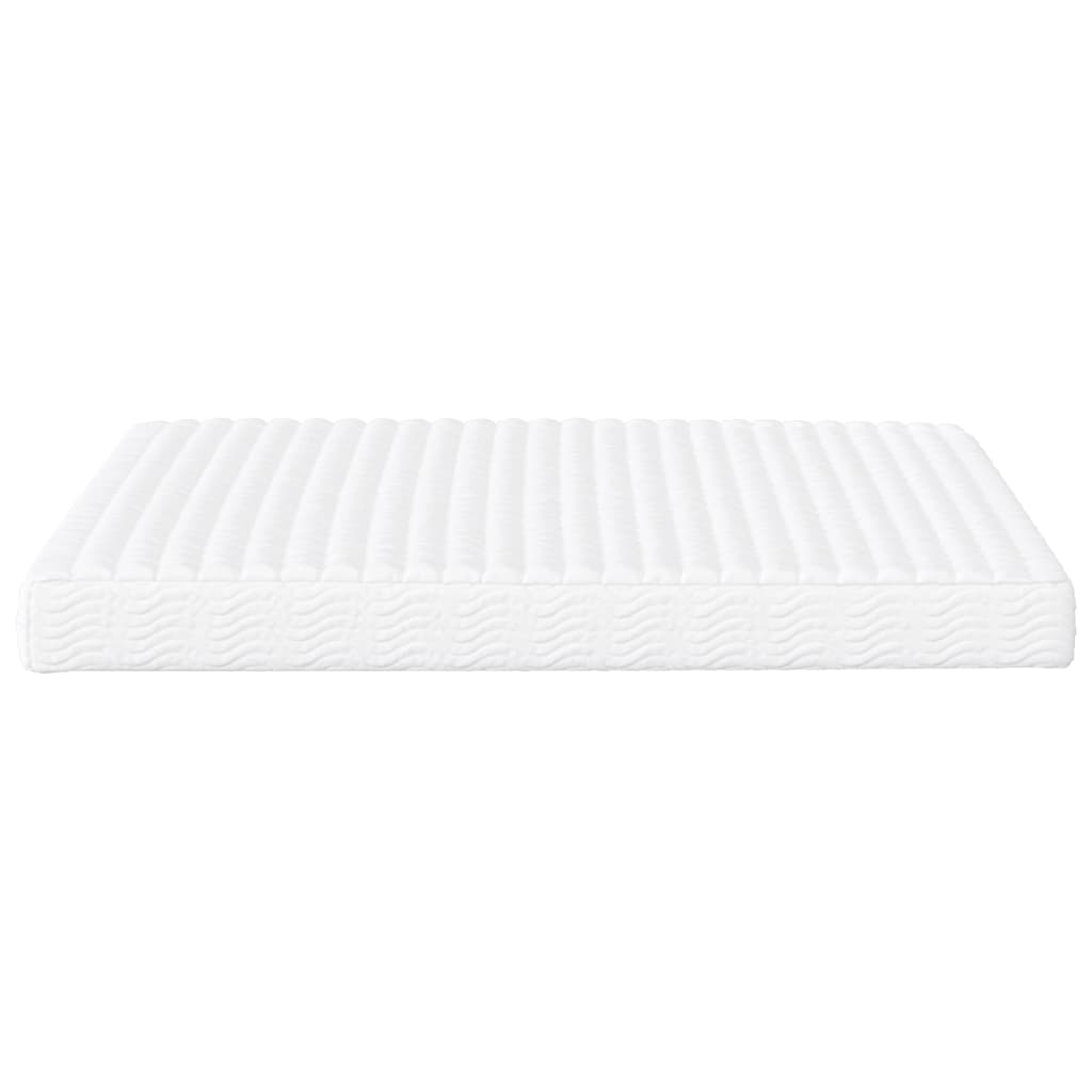 vidaXL Materac piankowy, biały, 200x200 cm, twardość H2/H3