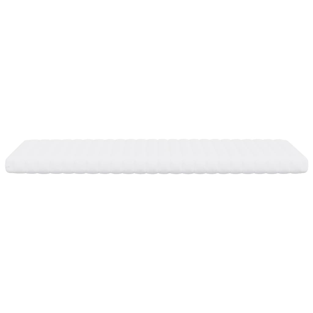 vidaXL Materac piankowy, biały, 80x200 cm, 7-strefowy, twardość 20 ILD