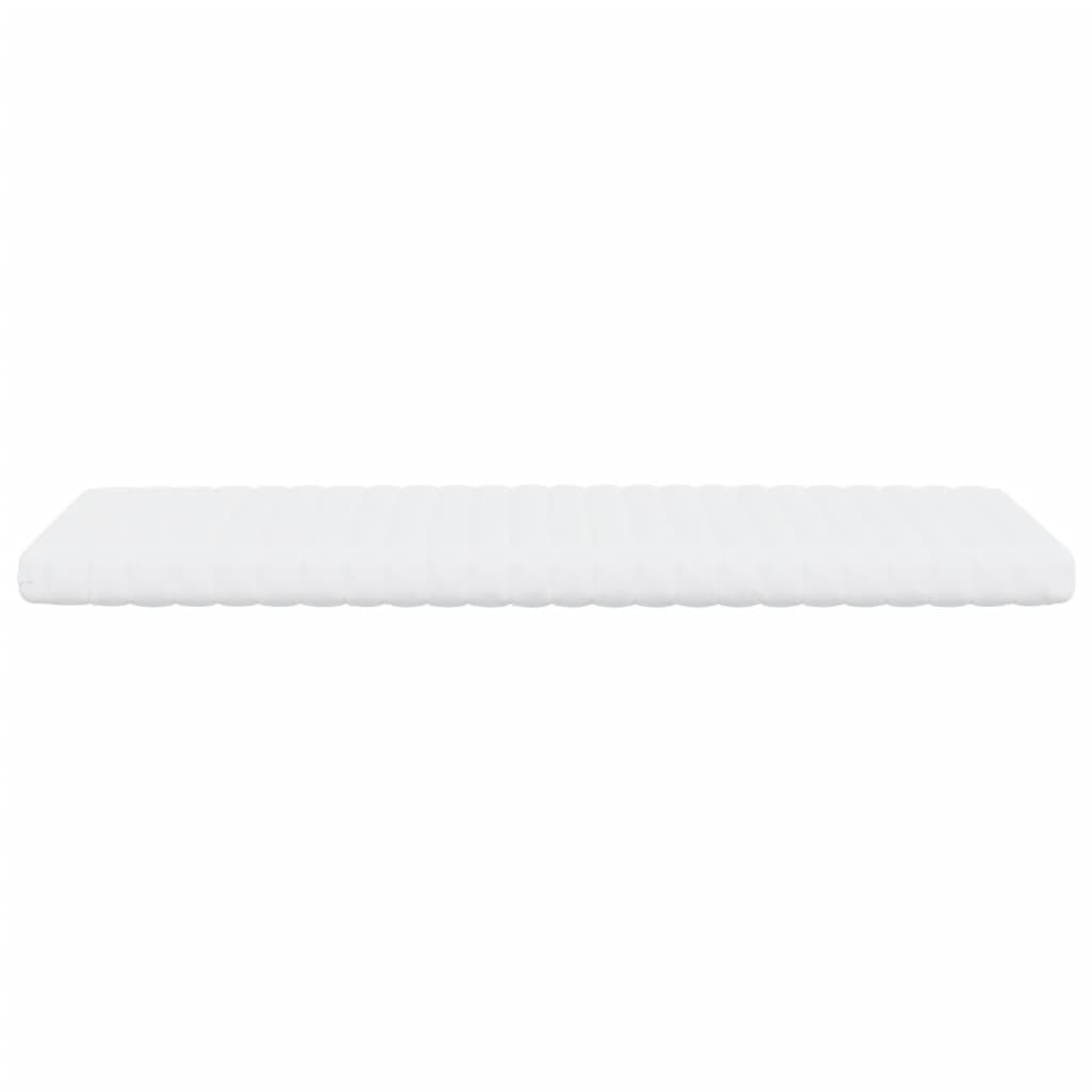 vidaXL Materac piankowy, biały, 100x200cm, 7-strefowy, twardość 20 ILD