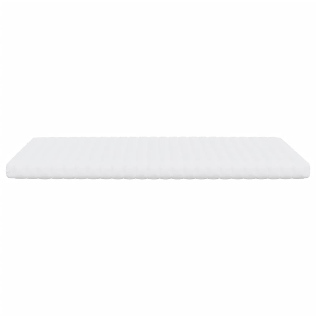 vidaXL Materac piankowy, biały 140x190 cm, 7-strefowy, twardość 20 ILD