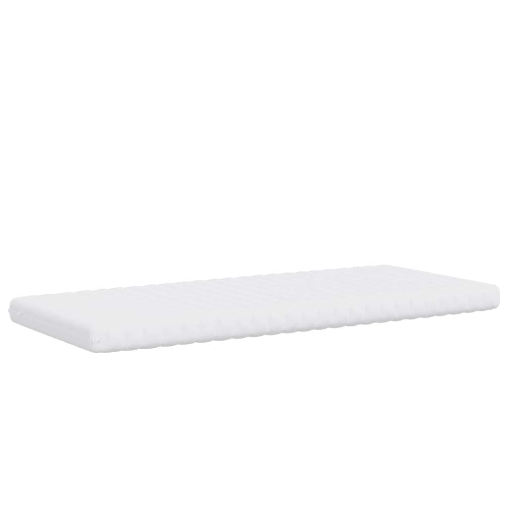 vidaXL Materace piankowe, 2 szt., białe, 90x190 cm, 7-strefowe, 20 ILD