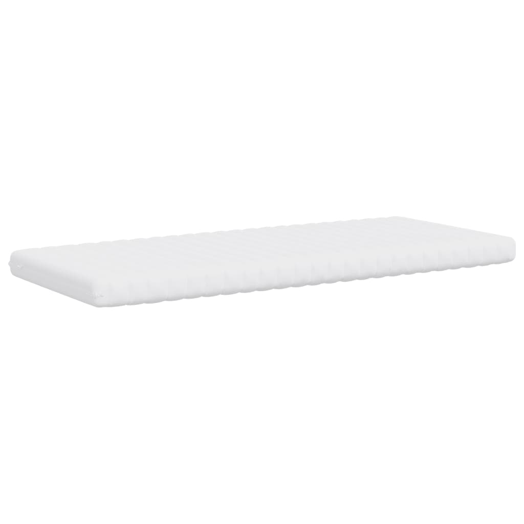 vidaXL Materace piankowe, 2 szt., białe, 90x200 cm, 7-strefowe, 20 ILD