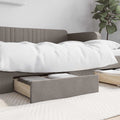 vidaXL Szuflady pod łóżko, 2 szt., kolor taupe