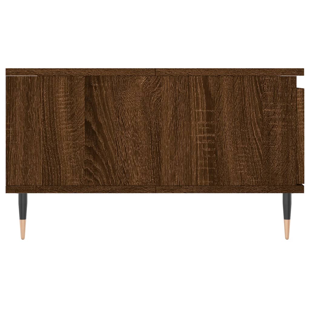 vidaXL Stolik kawowy, brązowy dąb, 90x60x35cm, materiał drewnopochodny