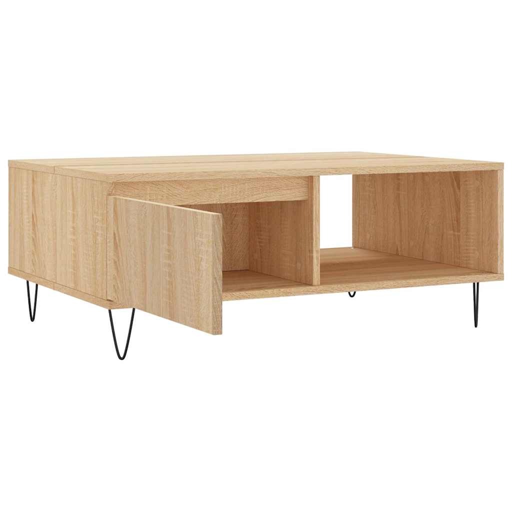 vidaXL Stolik kawowy, dąb sonoma, 90x60x35 cm, materiał drewnopochodny