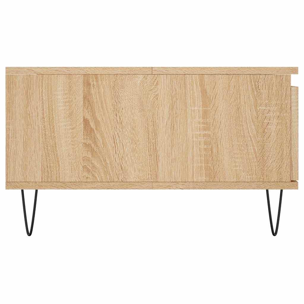 vidaXL Stolik kawowy, dąb sonoma, 90x60x35 cm, materiał drewnopochodny