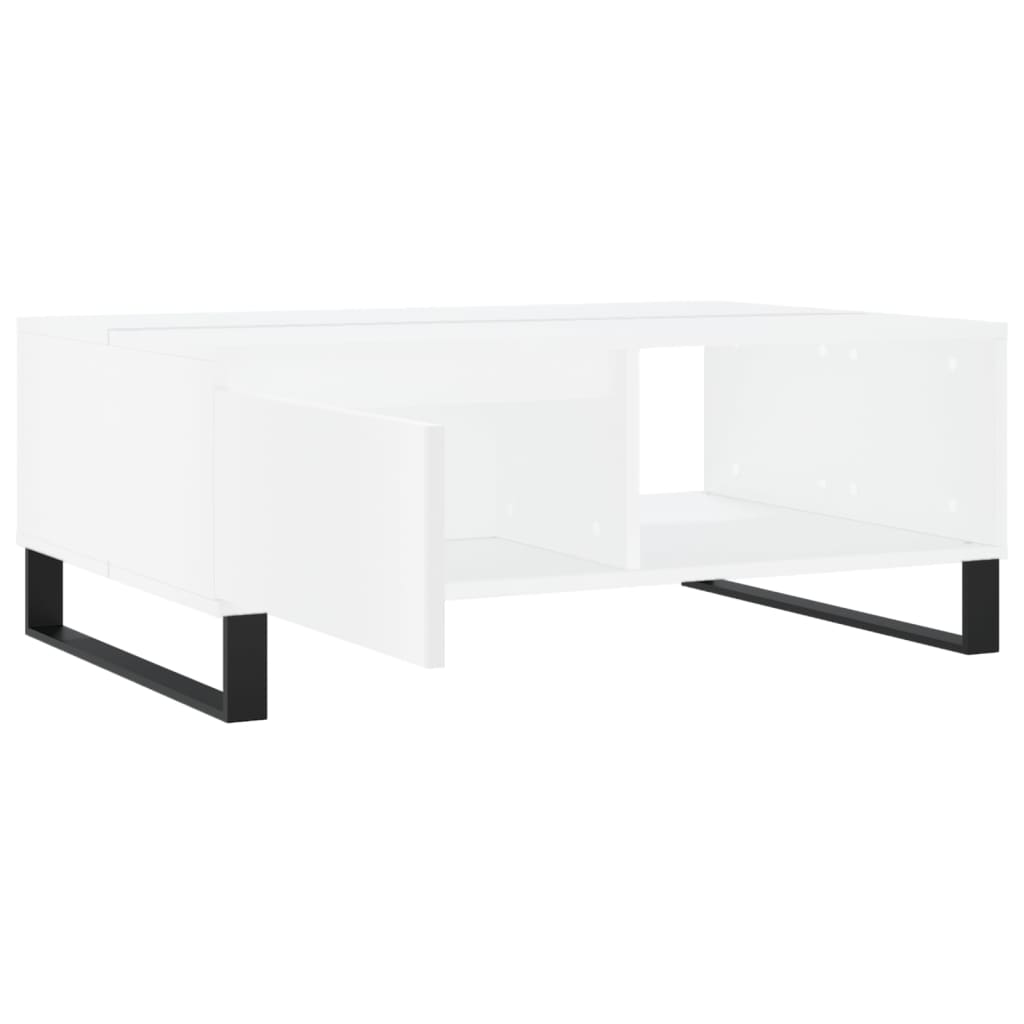 vidaXL Stolik kawowy, biały, 90x60x35 cm, materiał drewnopochodny