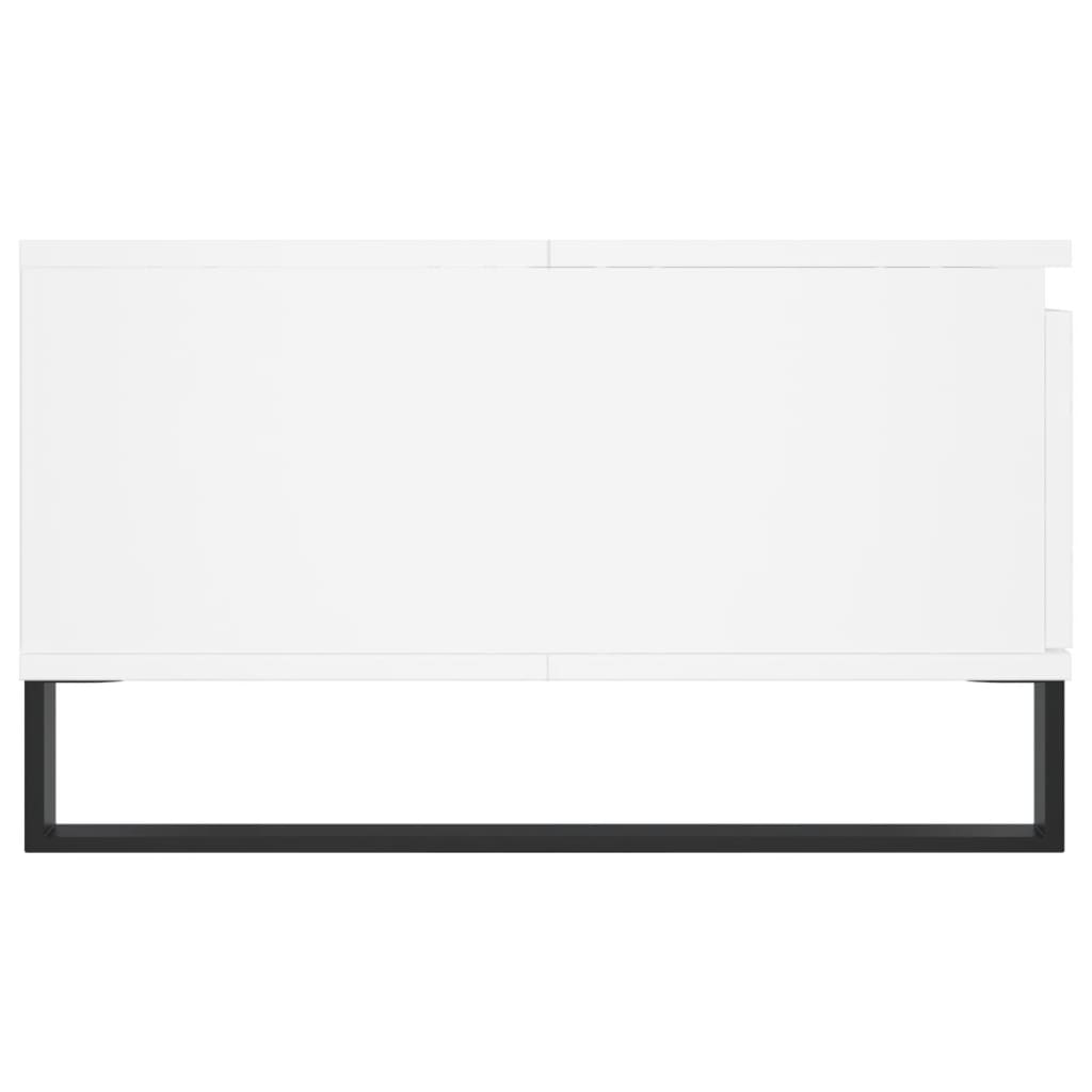 vidaXL Stolik kawowy, biały, 90x60x35 cm, materiał drewnopochodny