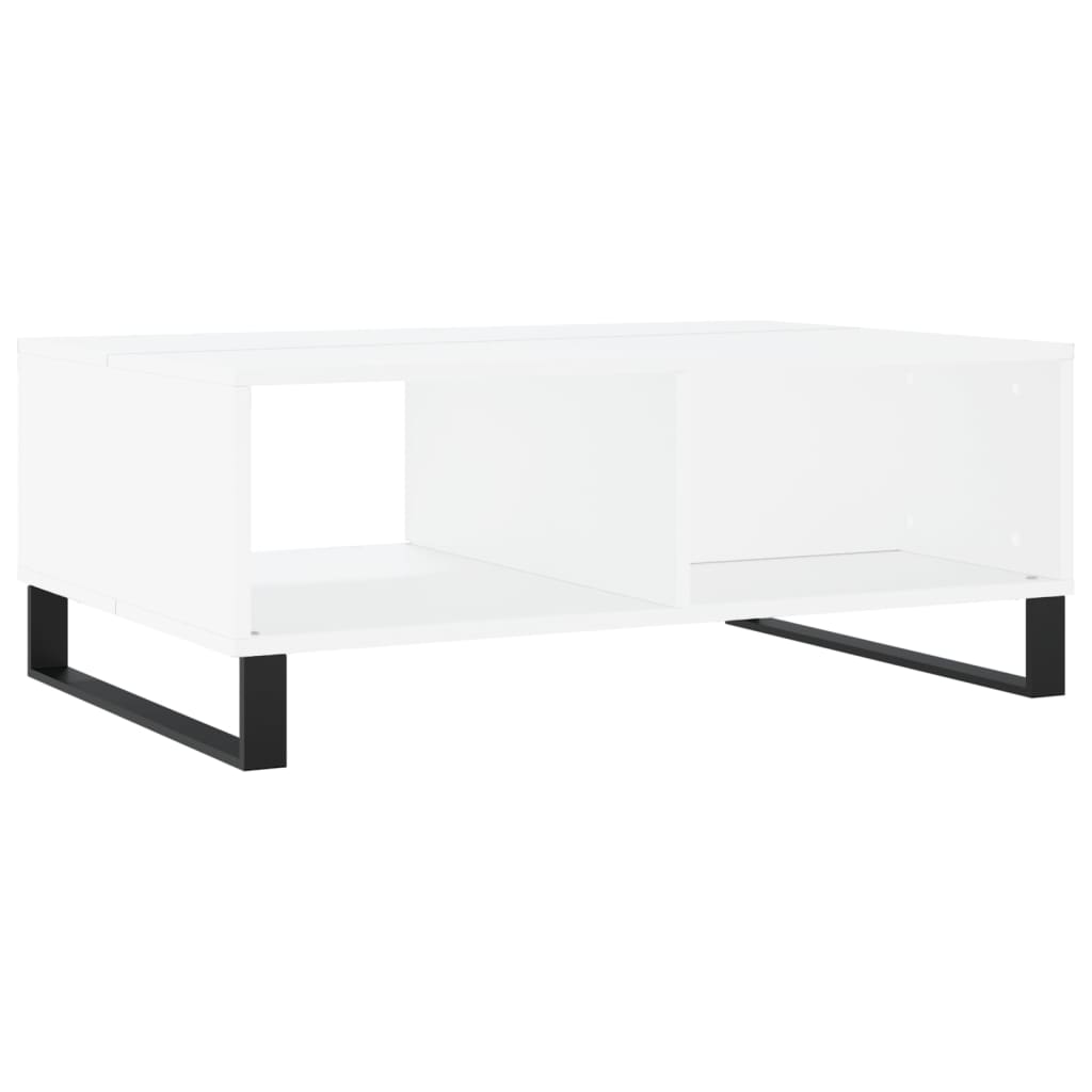 vidaXL Stolik kawowy, biały, 90x60x35 cm, materiał drewnopochodny