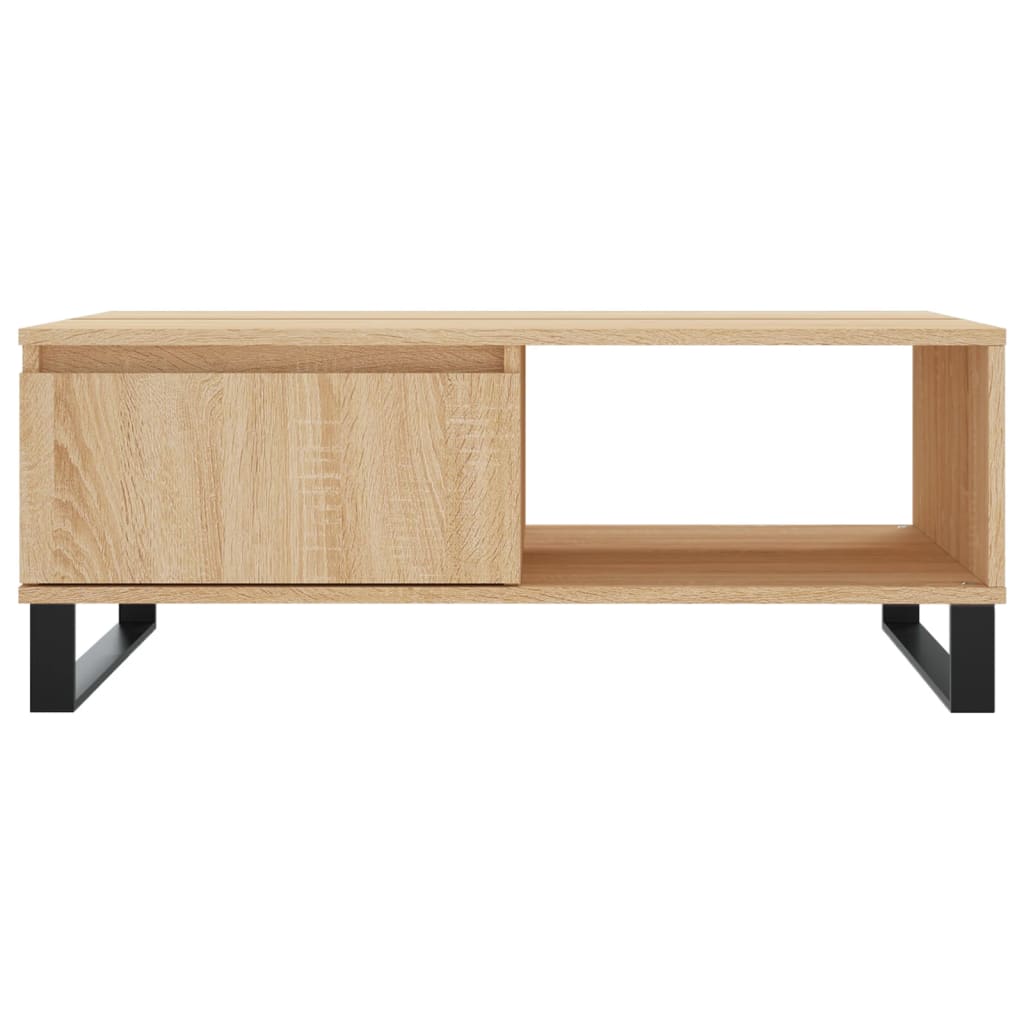 vidaXL Stolik kawowy, dąb sonoma, 90x60x35 cm, materiał drewnopochodny