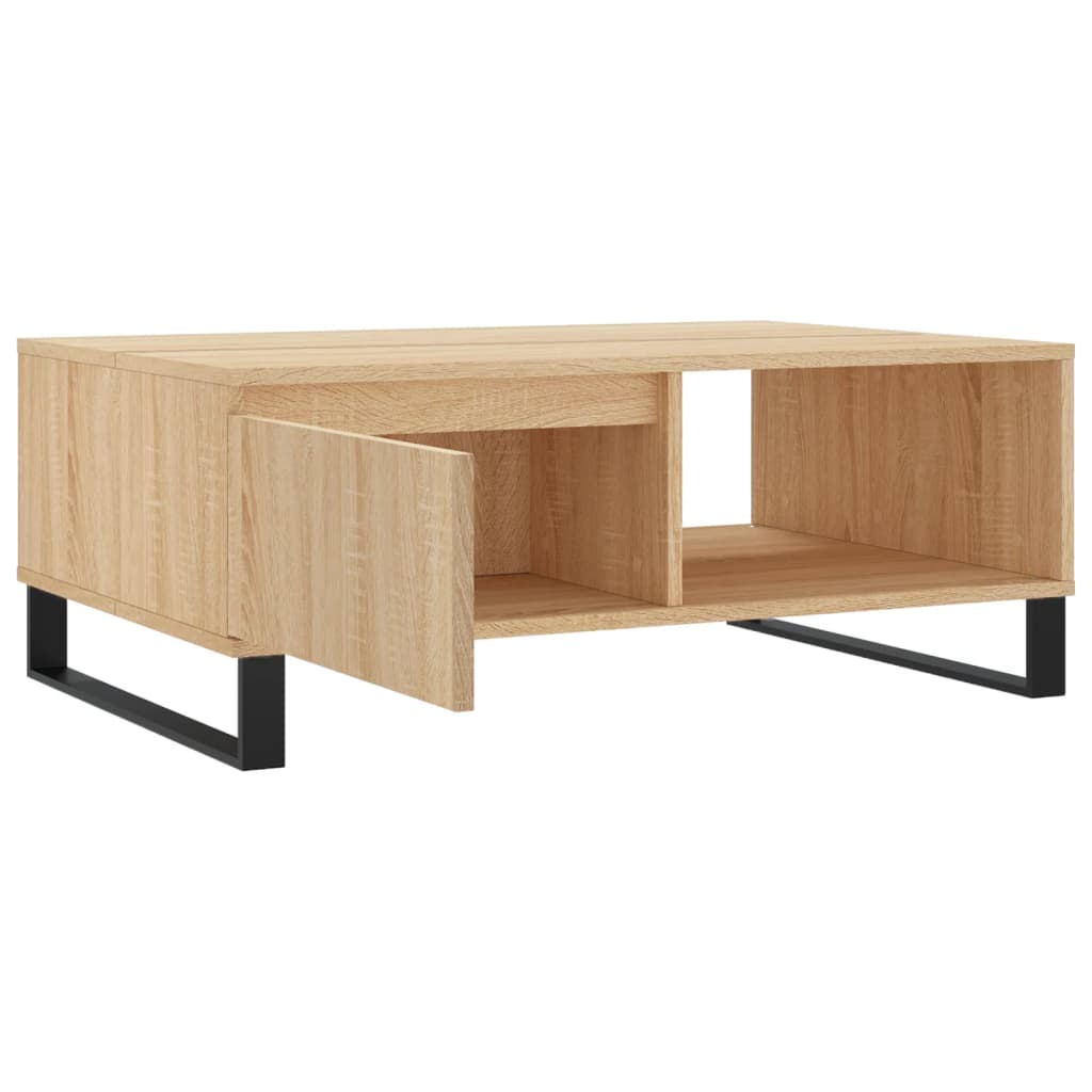 vidaXL Stolik kawowy, dąb sonoma, 90x60x35 cm, materiał drewnopochodny