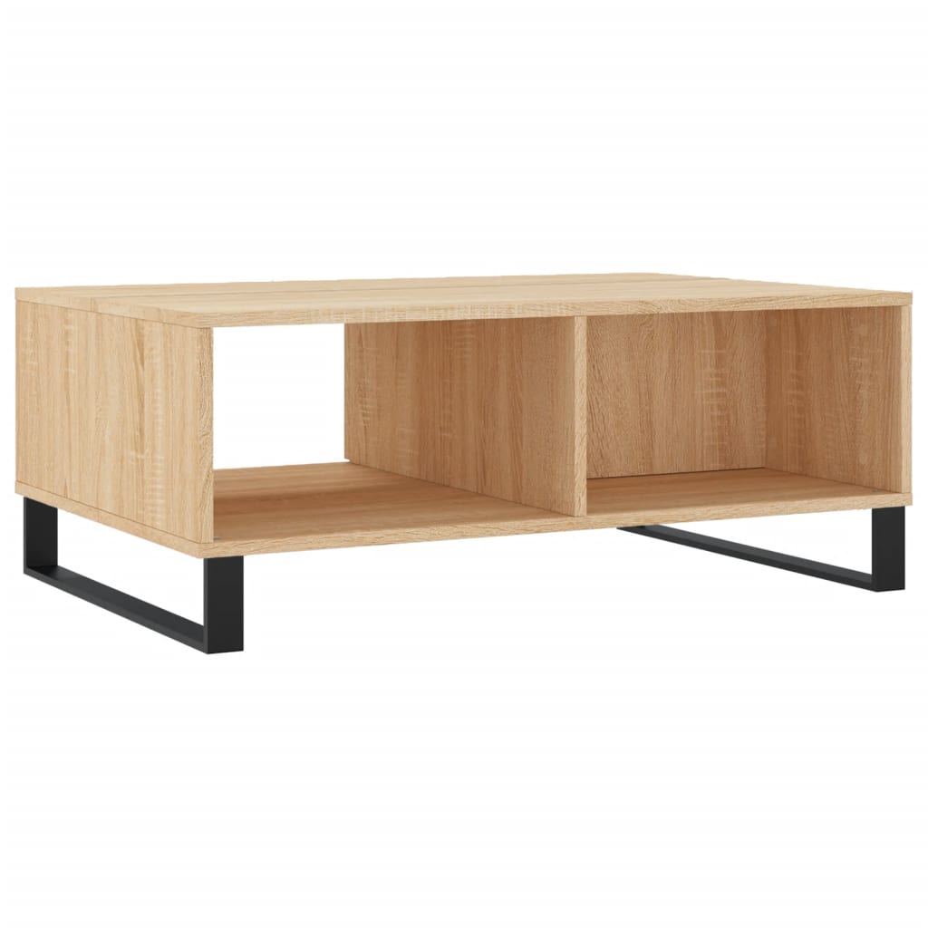vidaXL Stolik kawowy, dąb sonoma, 90x60x35 cm, materiał drewnopochodny