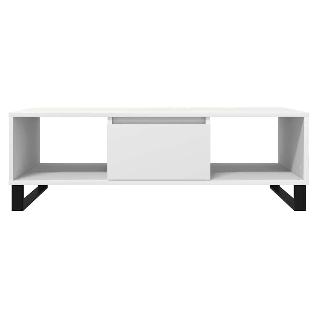 vidaXL Stolik kawowy, biały, 104x60x35 cm, materiał drewnopochodny