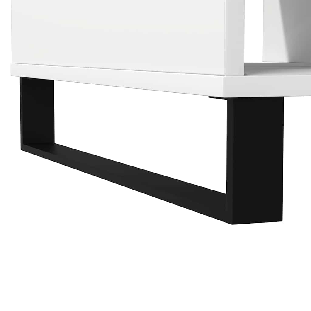 vidaXL Stolik kawowy, biały, 104x60x35 cm, materiał drewnopochodny