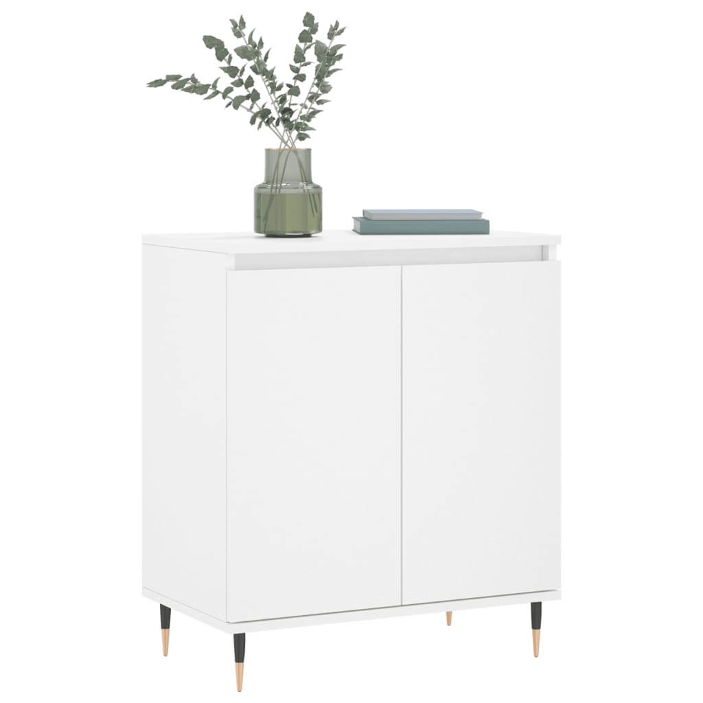 vidaXL Komoda, biała, 60x35x70 cm, materiał drewnopochodny