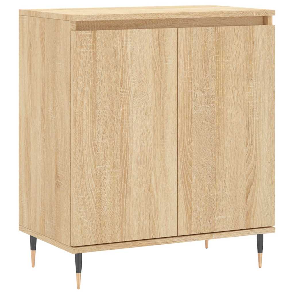 vidaXL Komoda, dąb sonoma, 60x35x70 cm, materiał drewnopochodny